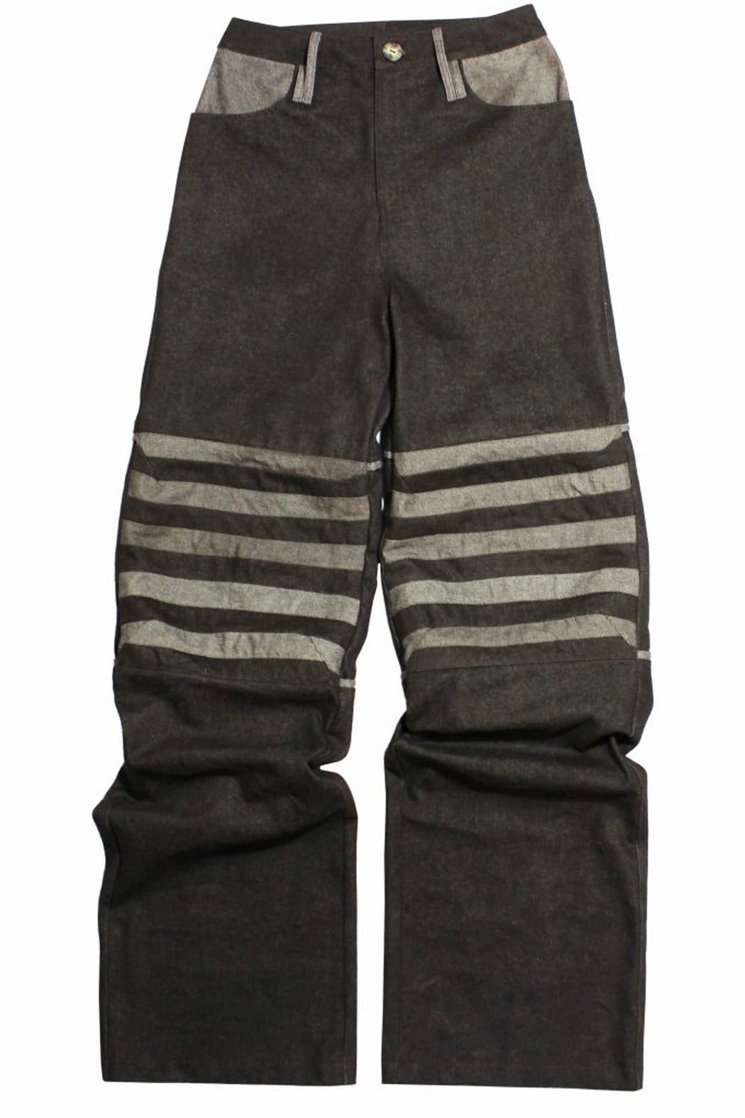 STRIPED OVERSIZED JEANS