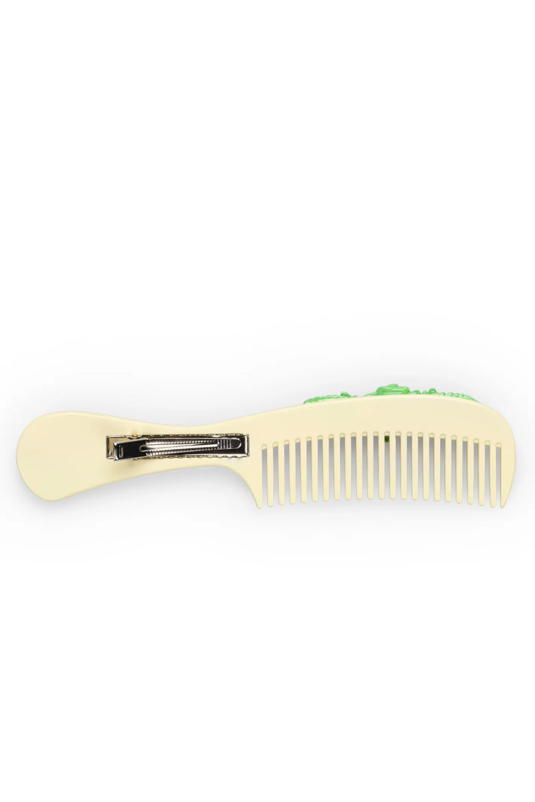 YELLOW FLOWER COMB HAIR CLIP