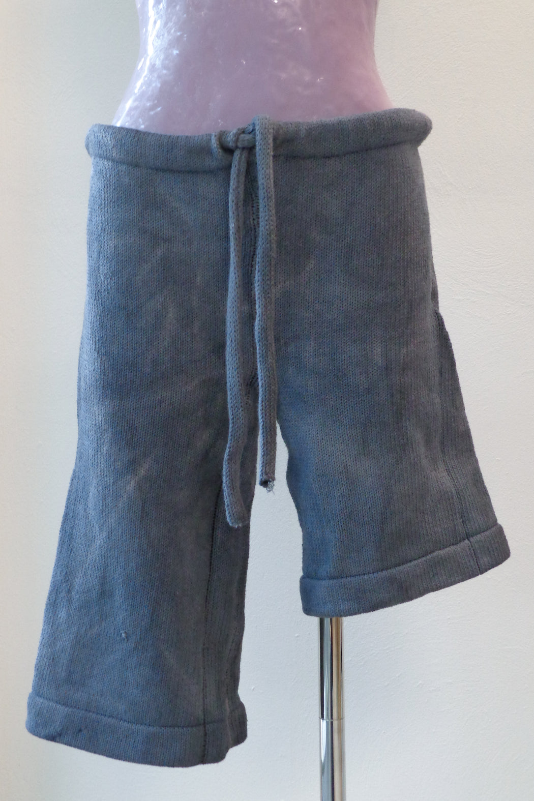 Grey Assymmetric Shorts