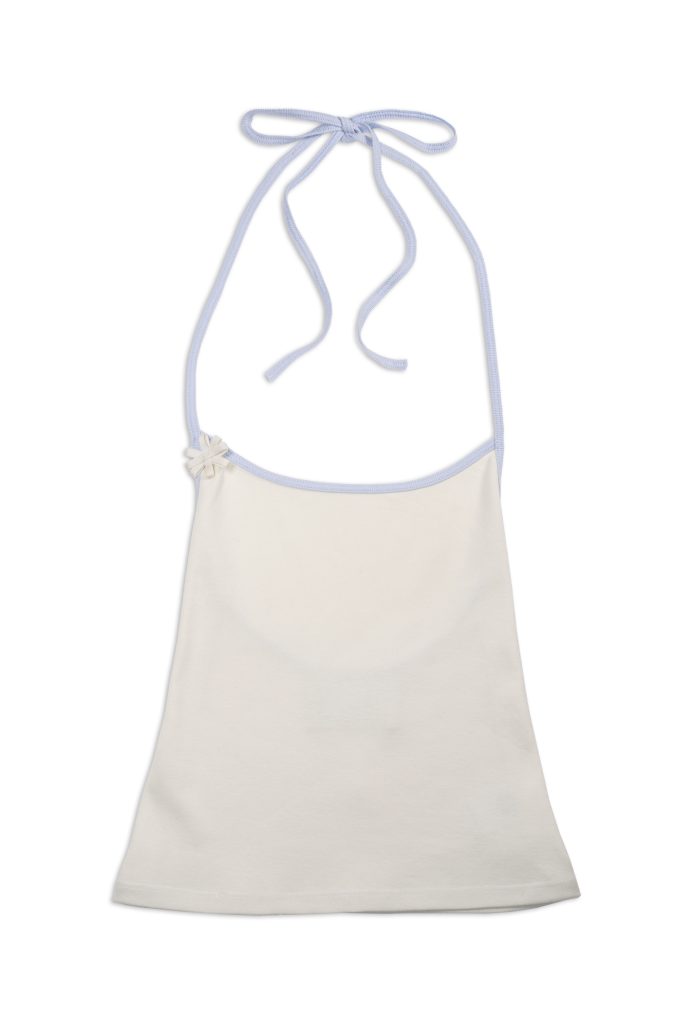 QT HALTER TOP - IVORY