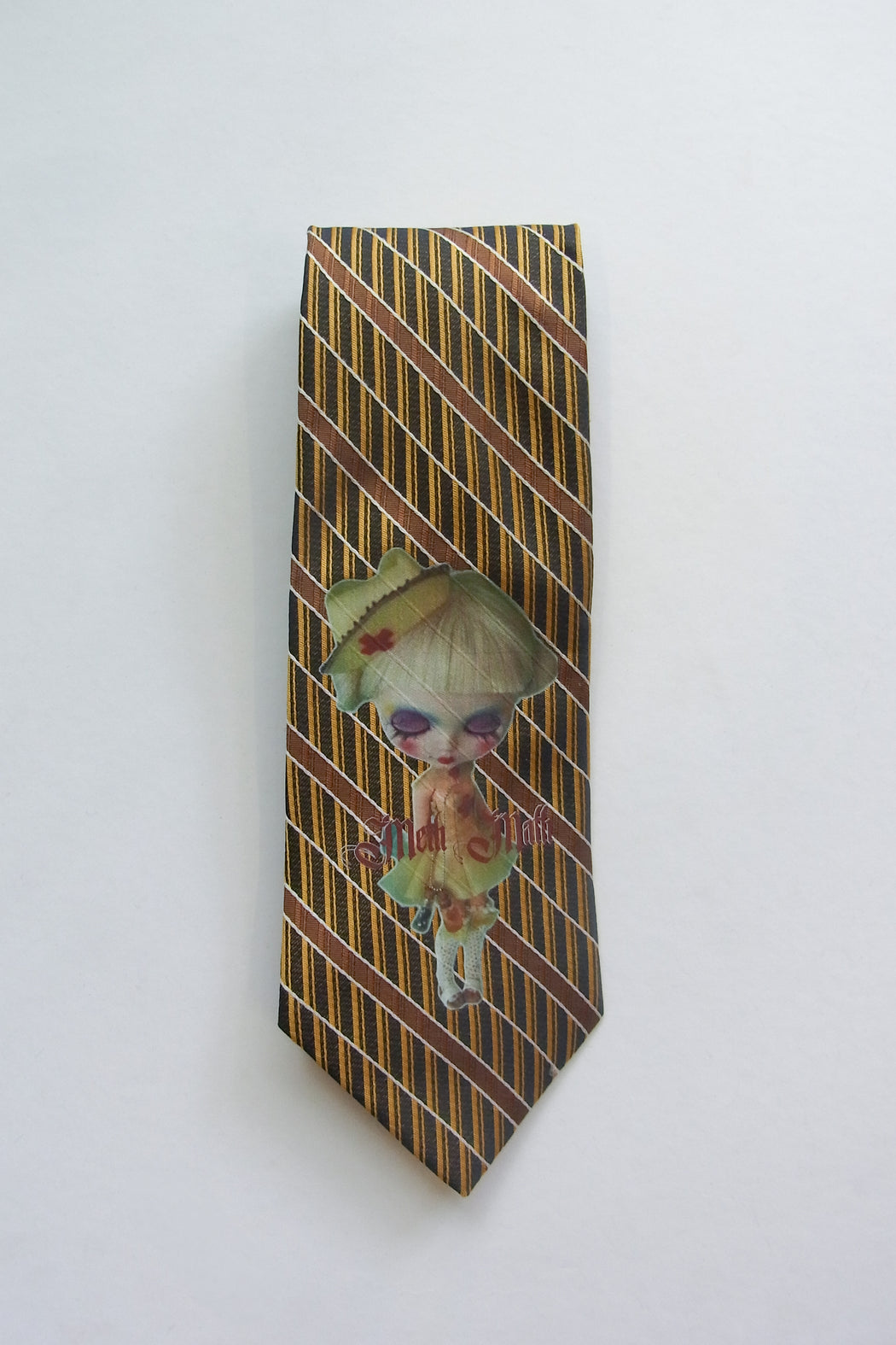 Blythe Stripped Yellow Tie
