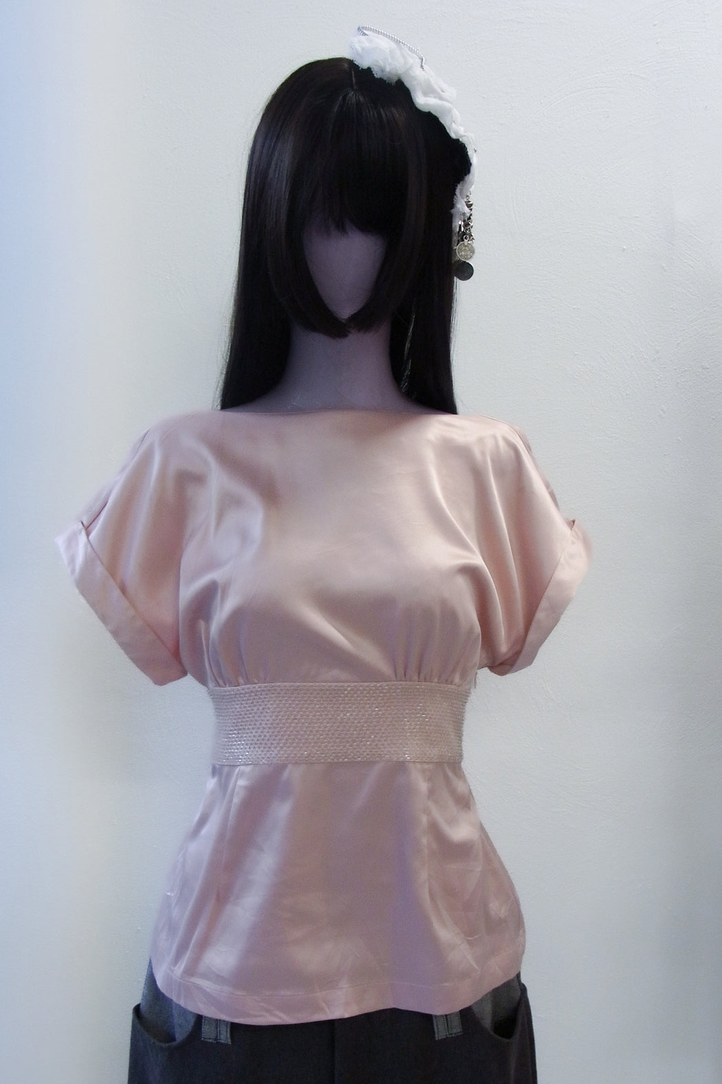 Pink Bling Bow Top