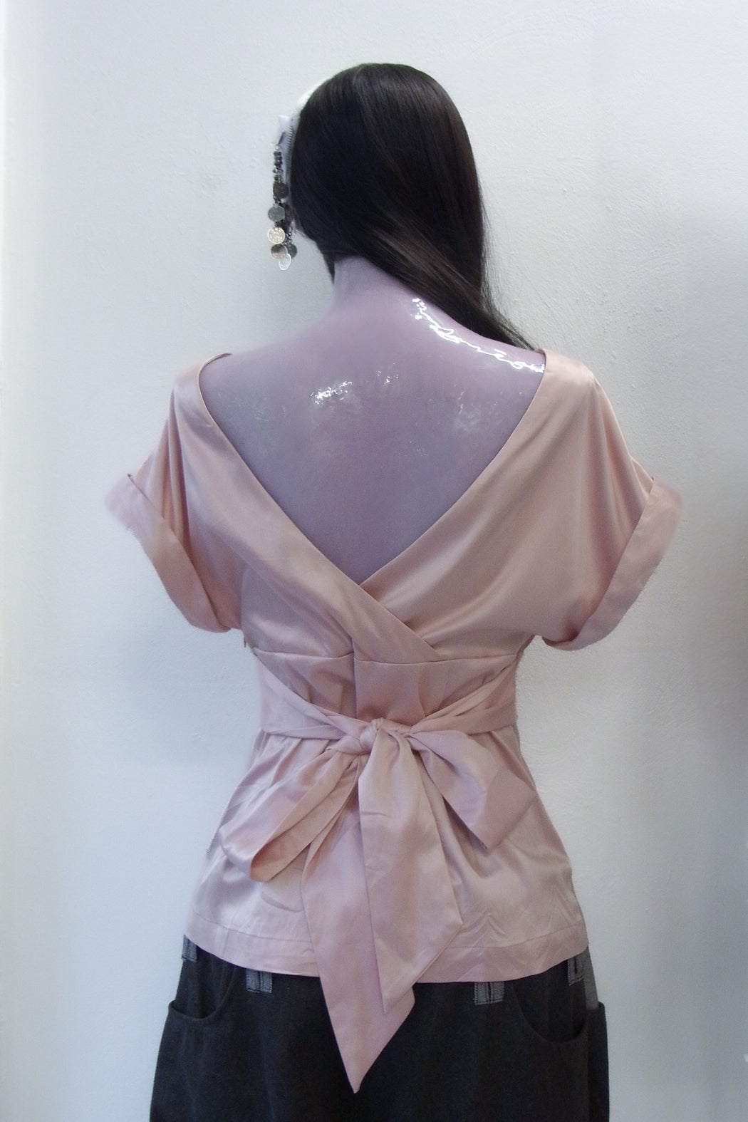 Pink Bling Bow Top