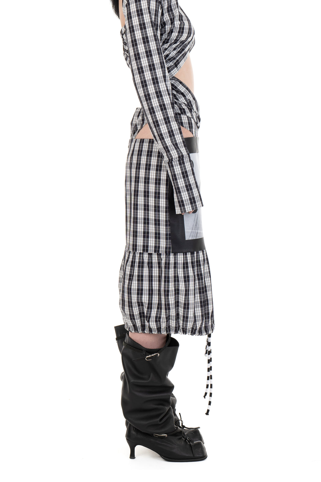 Lucky Girl Leather Skirt