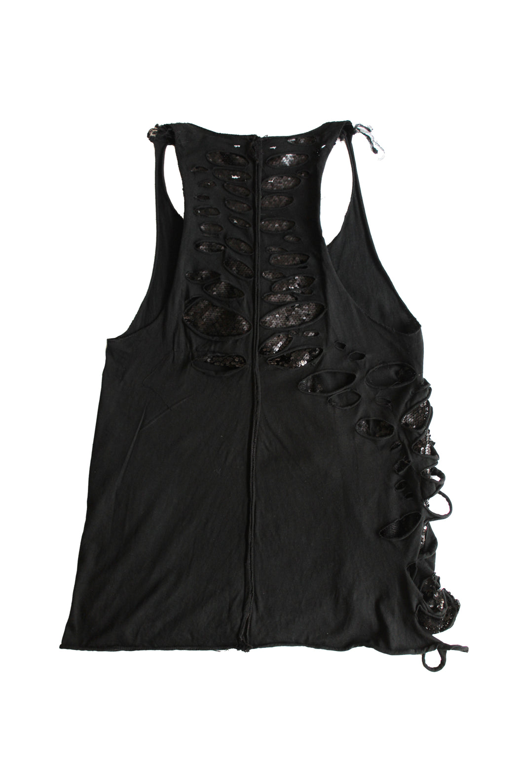 DISTRESSED COTTON SUMMER DRESS