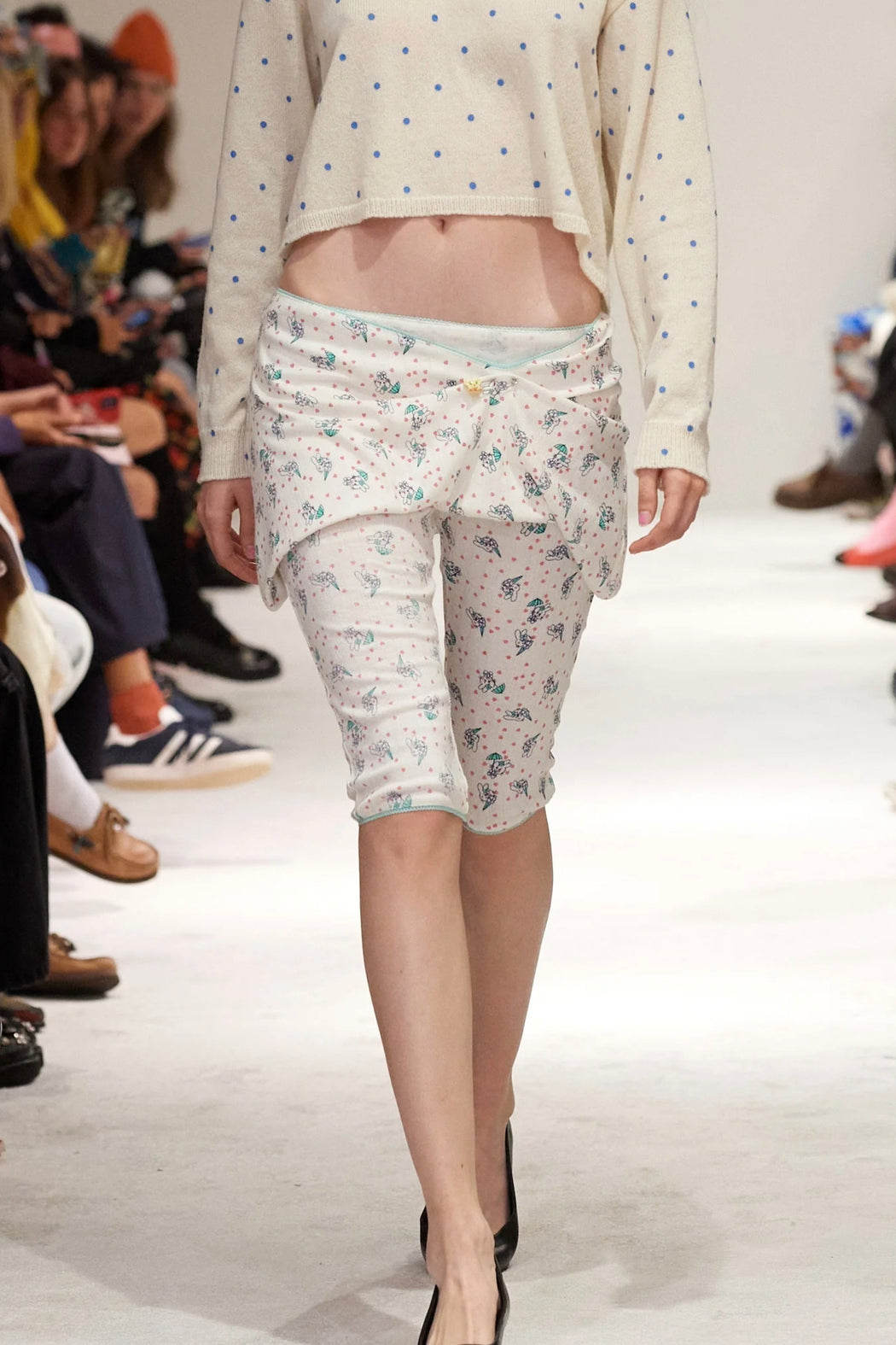POINTELLE NAPPY PIN SHORTS