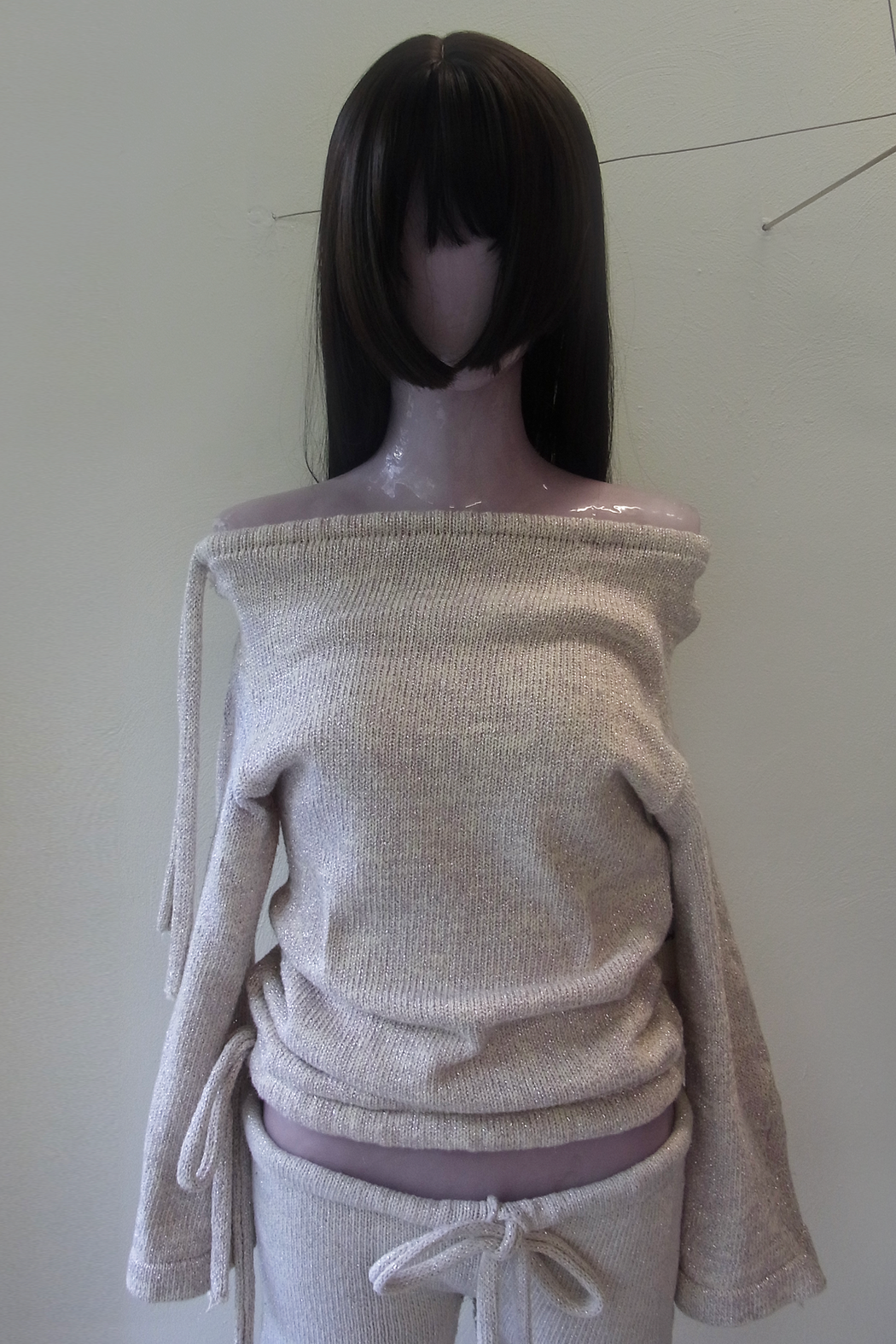 Purple Sparkle High Neck Sweater