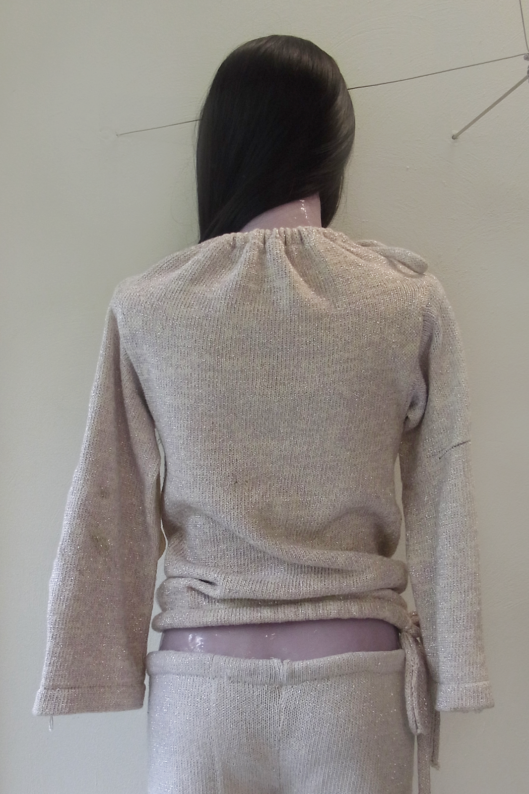 Purple Sparkle High Neck Sweater