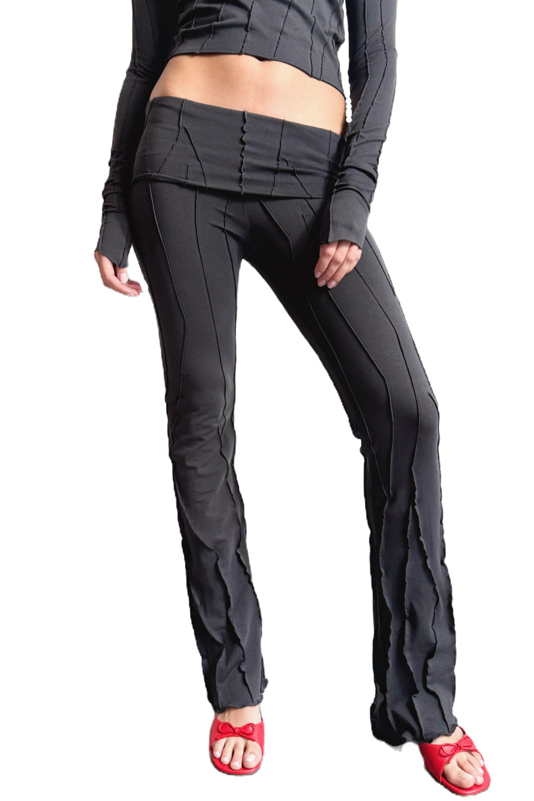 Waist Band Pants - Black