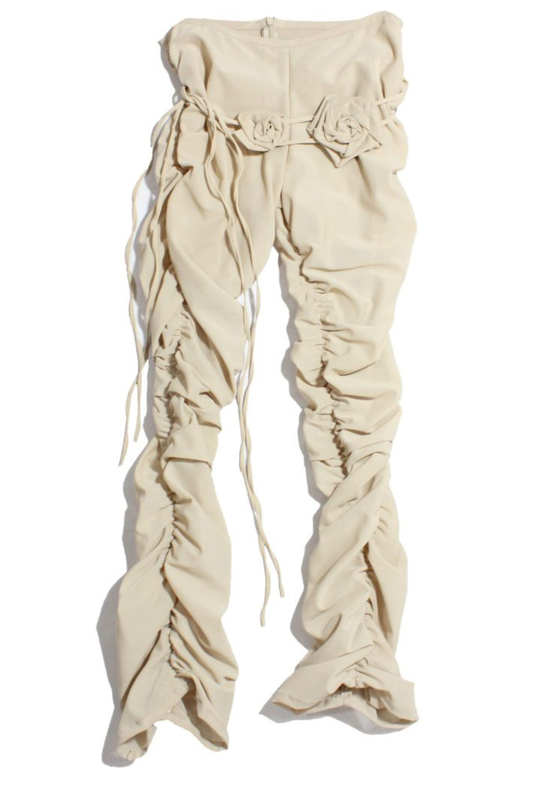Nude Rose Ruched Leggings