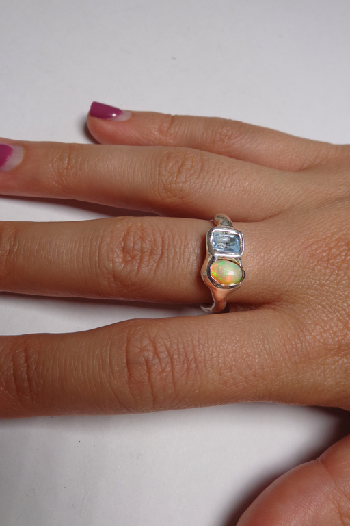 Opal Bouquet Ring
