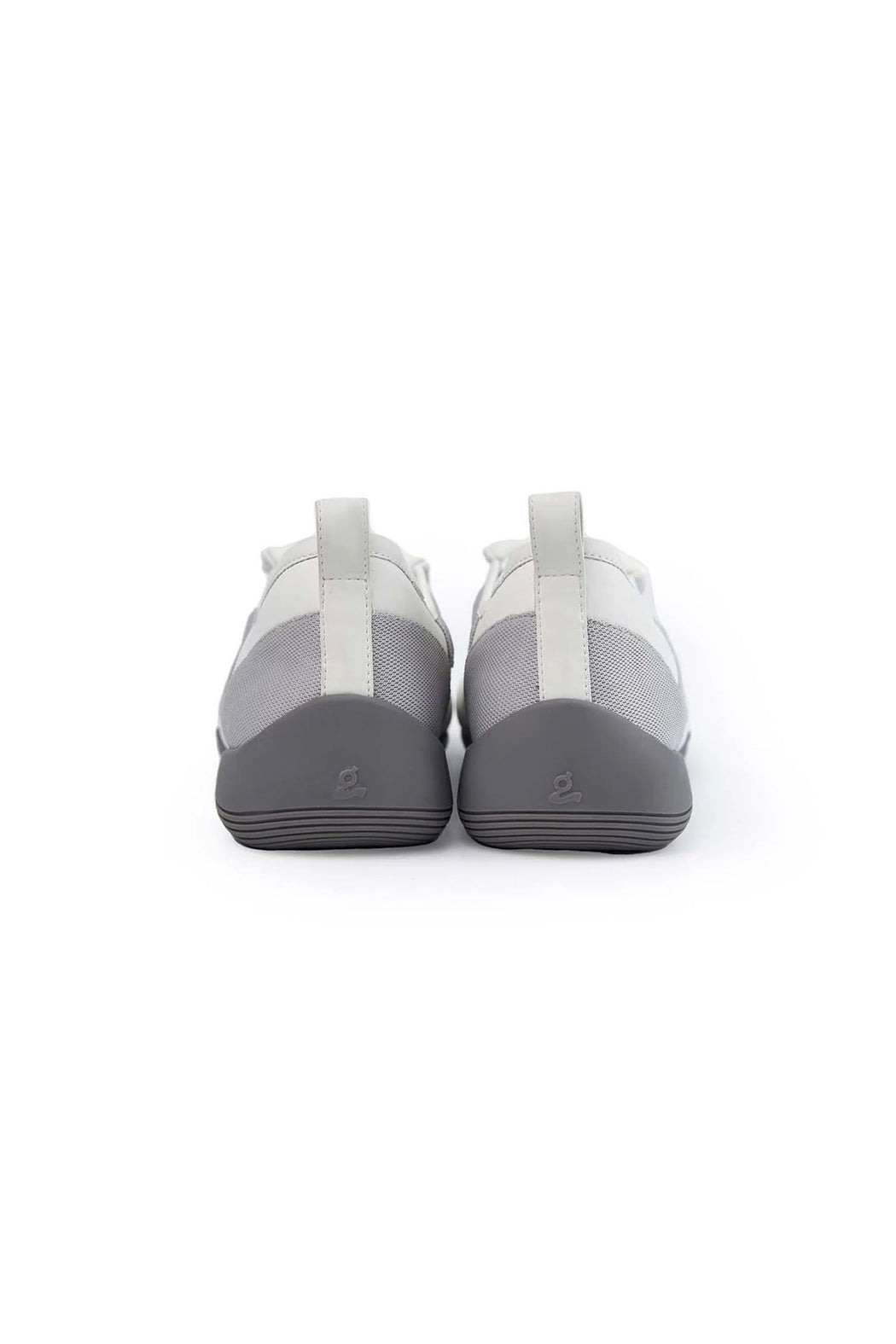 White Retro Strappy Tongue Sneakers
