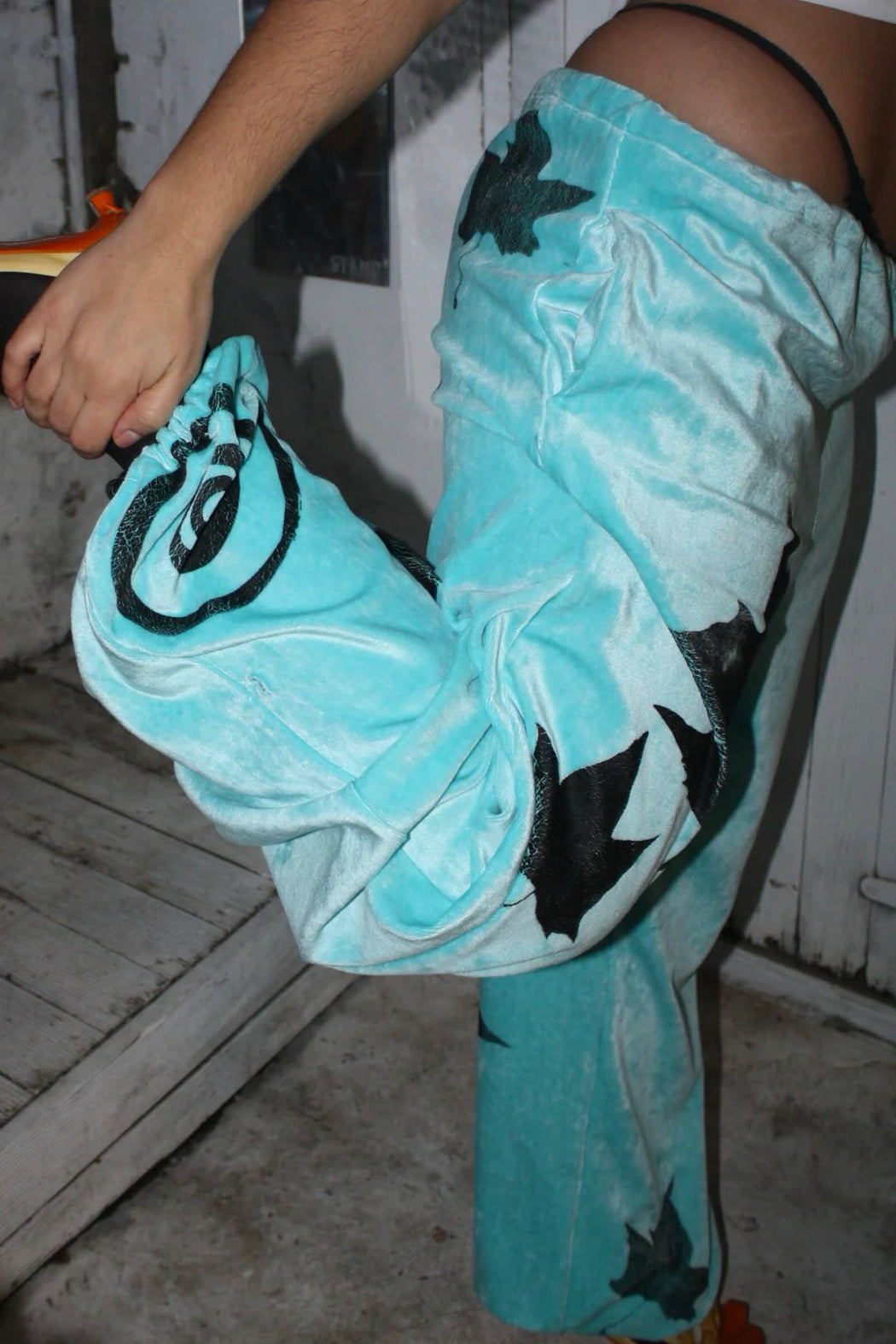 YUMMY MUMMY TRACKPANTS AQUA