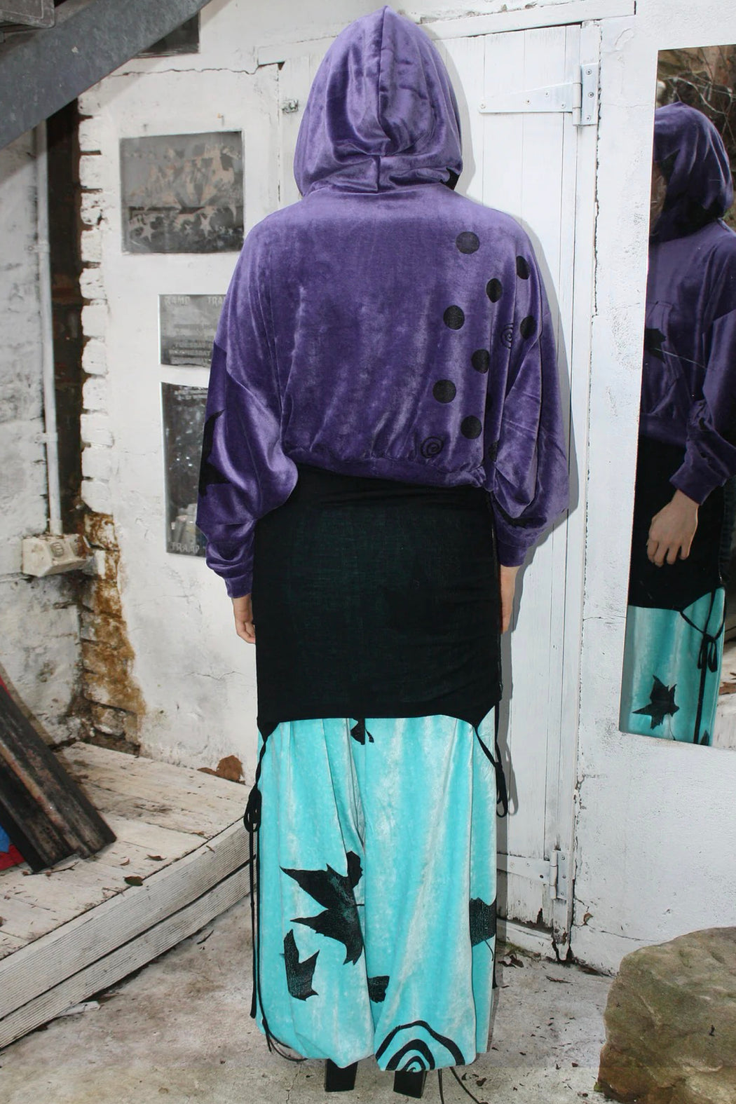 YUMMY MUMMY HOODIE IN GRAPE