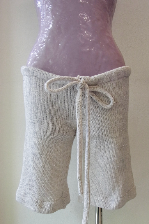 Silver Sparkle Shorts