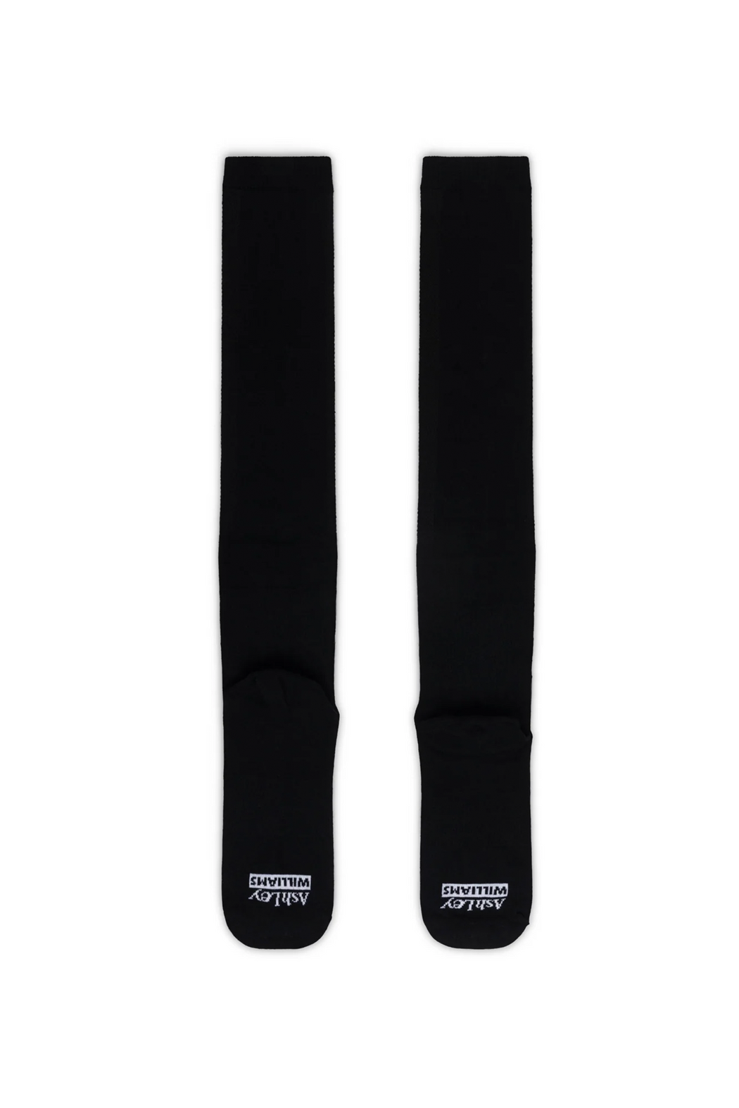 LACE KNEE SOCKS - BLACK