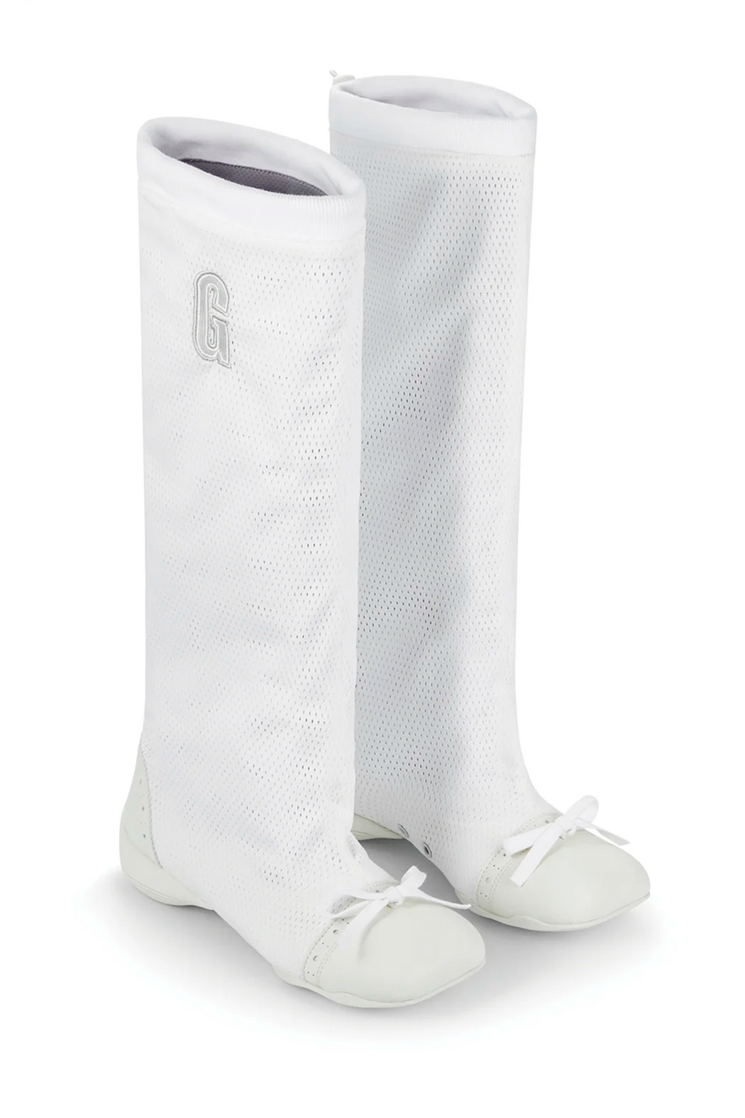 WHITE SPORT BALLET BOOTS