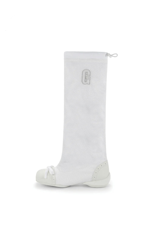 WHITE SPORT BALLET BOOTS
