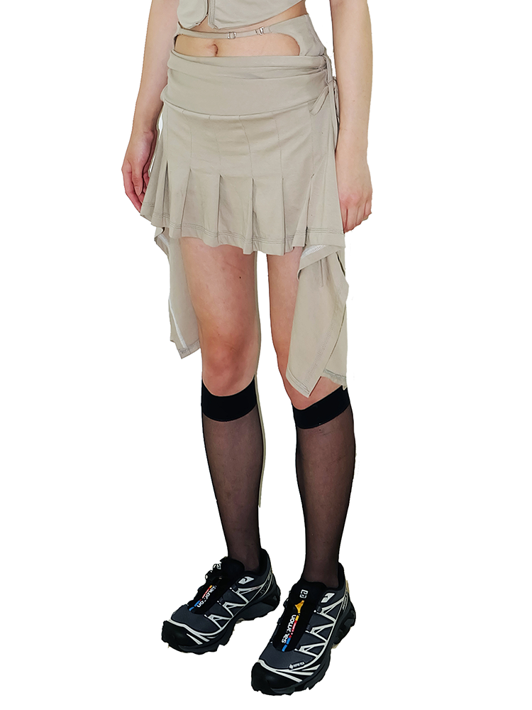 System Multiway Miniskirt — Cream