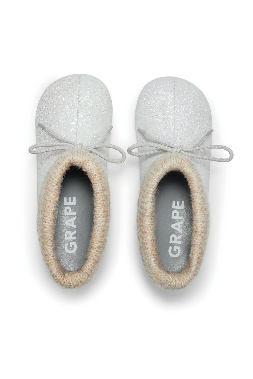 KNITTED "LAPEL#2" FLAT SHORT BOOTS
