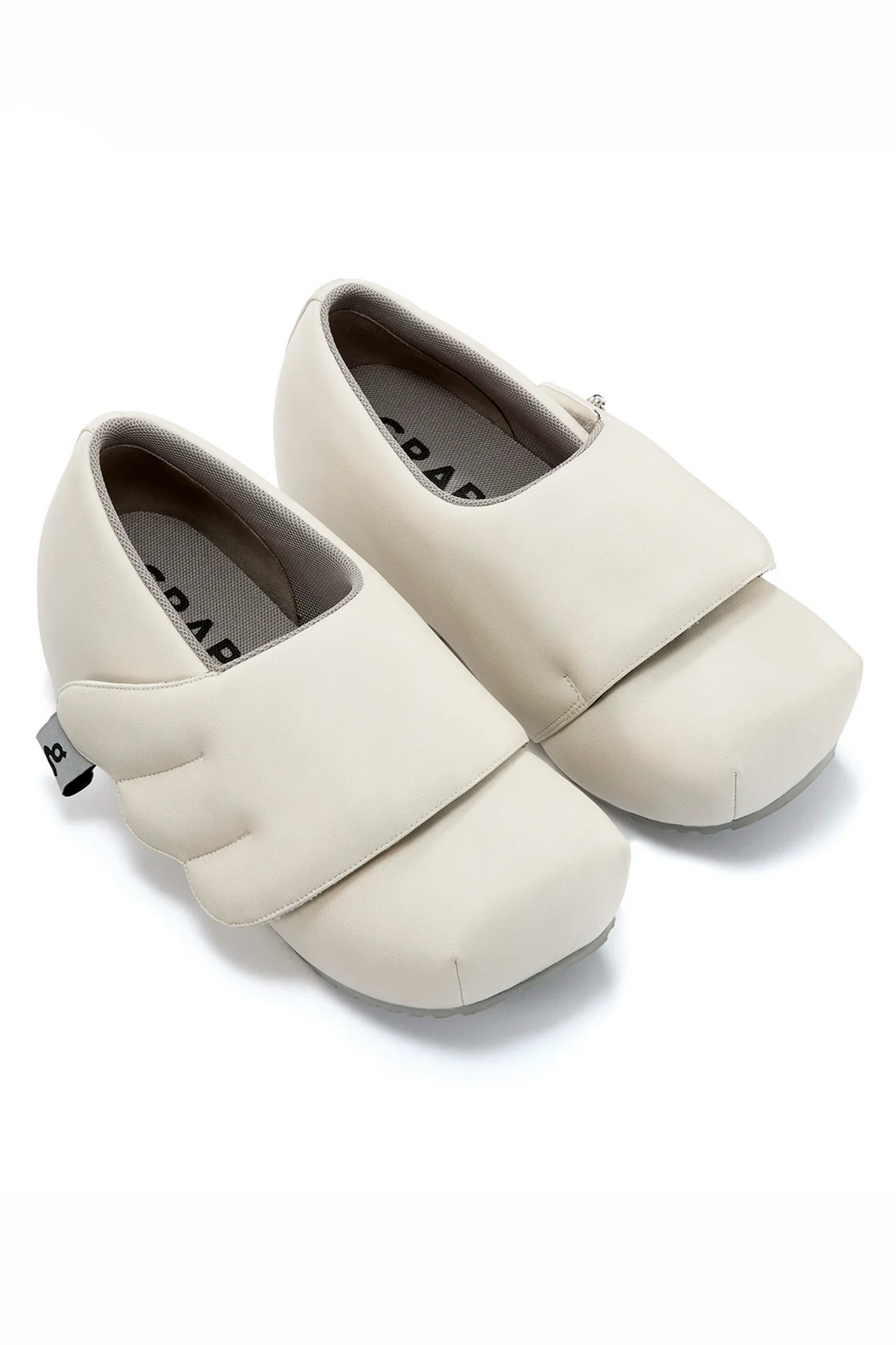 WHITE WING PLATFORM SHOES