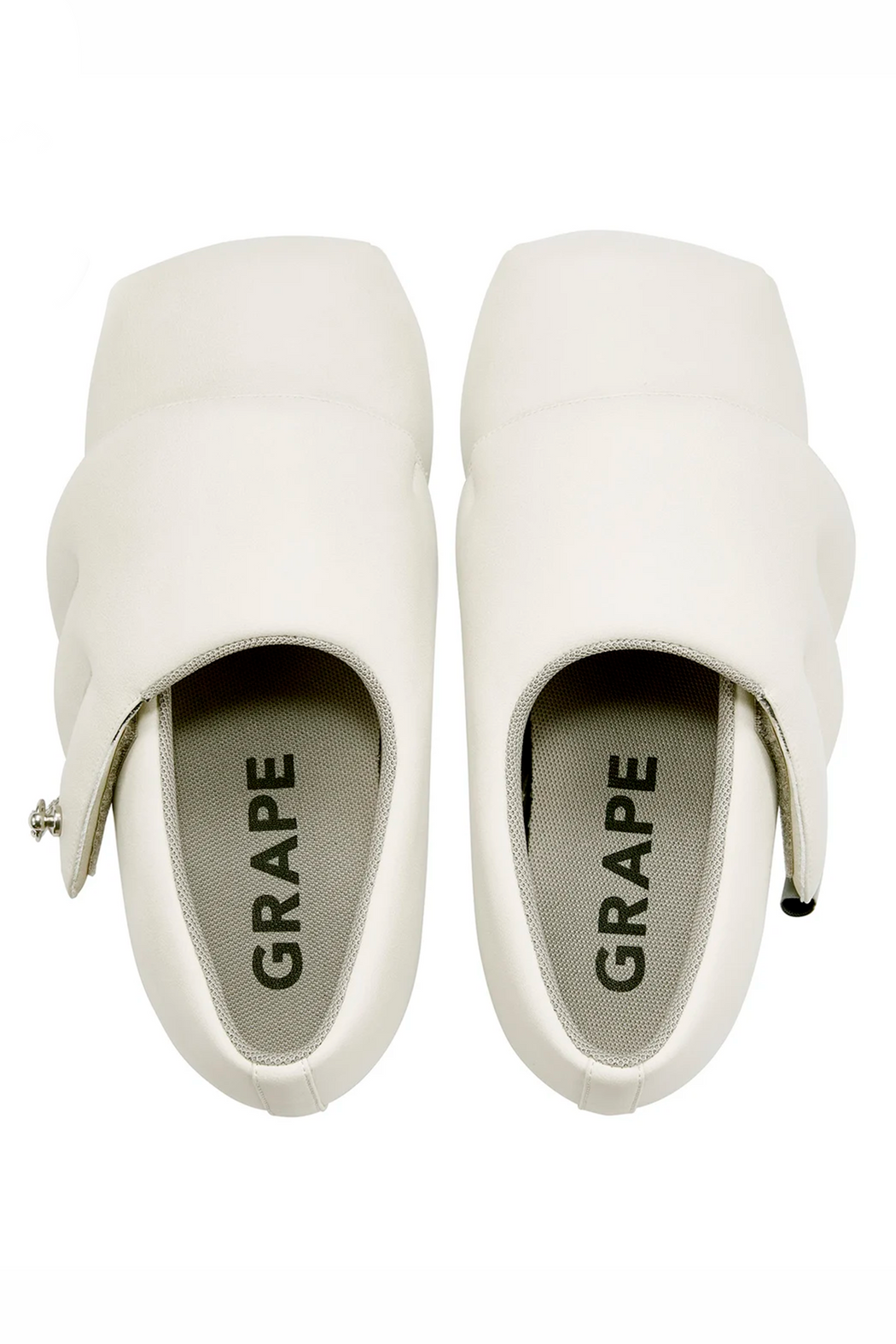 WHITE WING PLATFORM SHOES