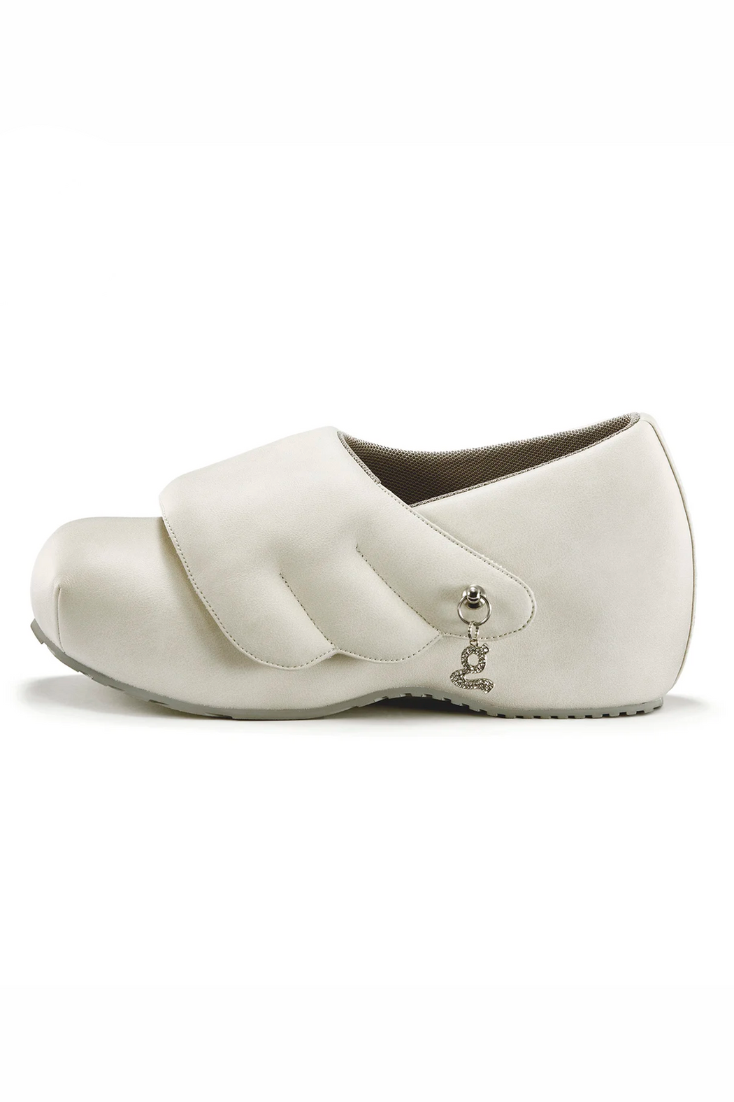 WHITE WING PLATFORM SHOES