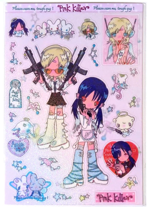PINK KILLER STICKERS - SUNONEBIRD