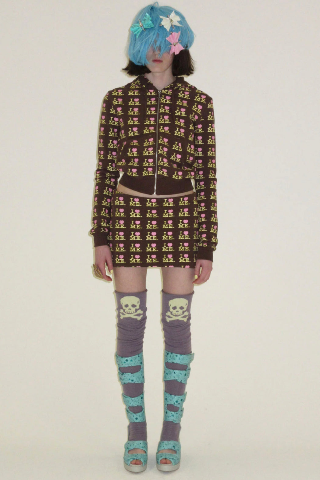 MINI SKIRT / I HEART ME CHOCO