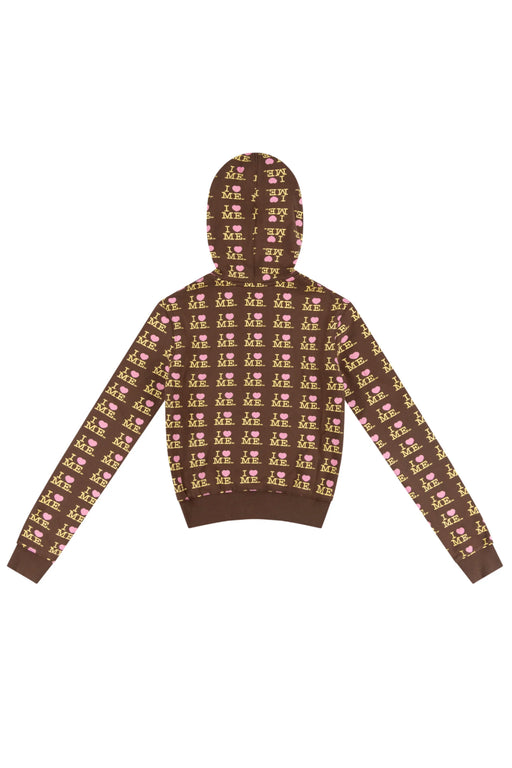 SHRUNK BABY HOODIE / I HEART ME CHOCO