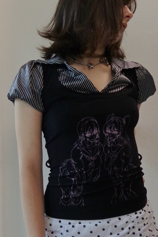 Stripped Neck Shirt