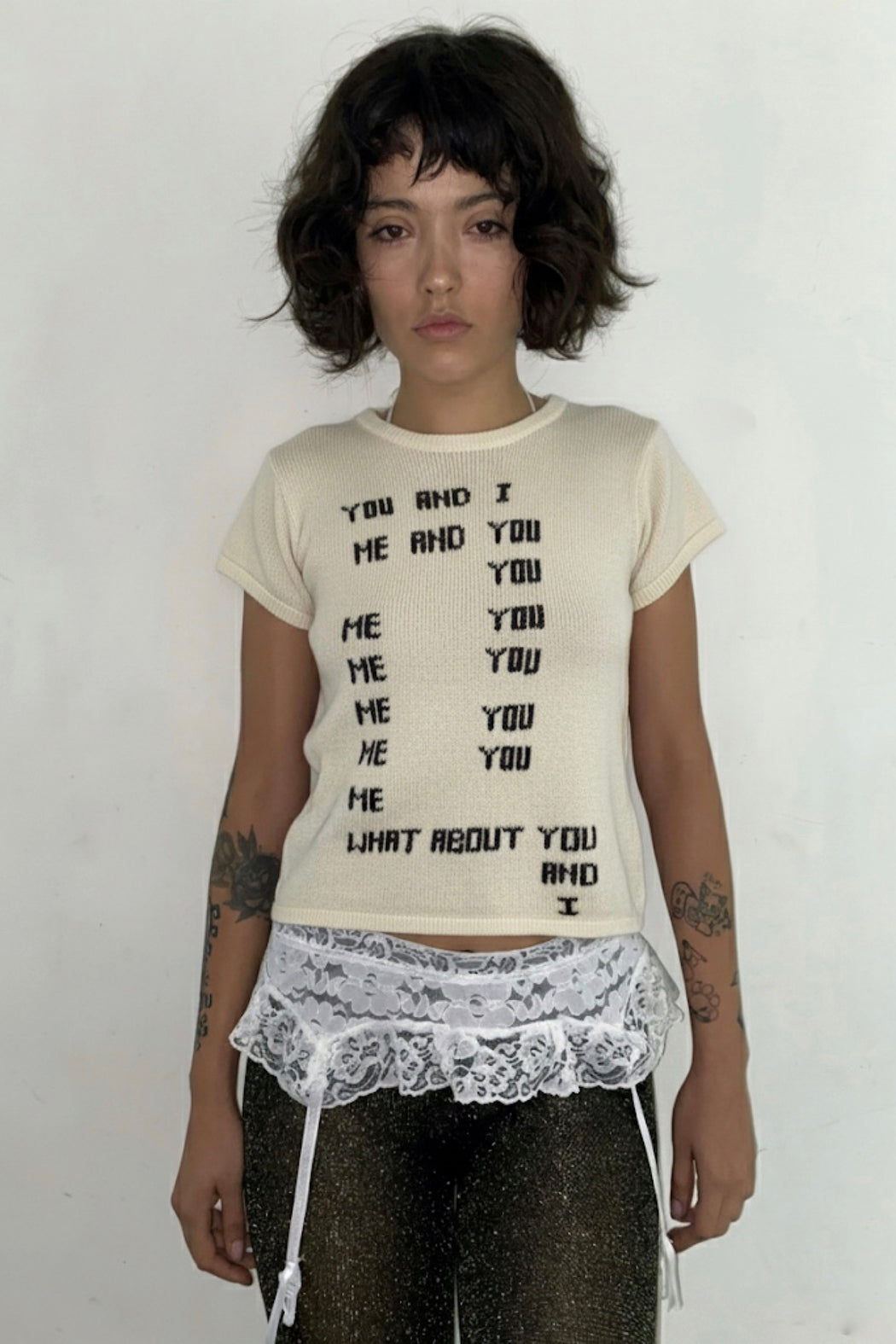 POEM KNIT SHIRT