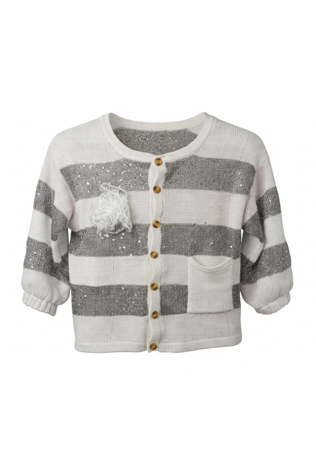 STRIPPED CARDIGAN