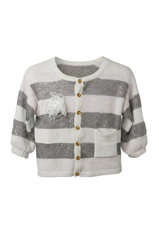 STRIPPED CARDIGAN