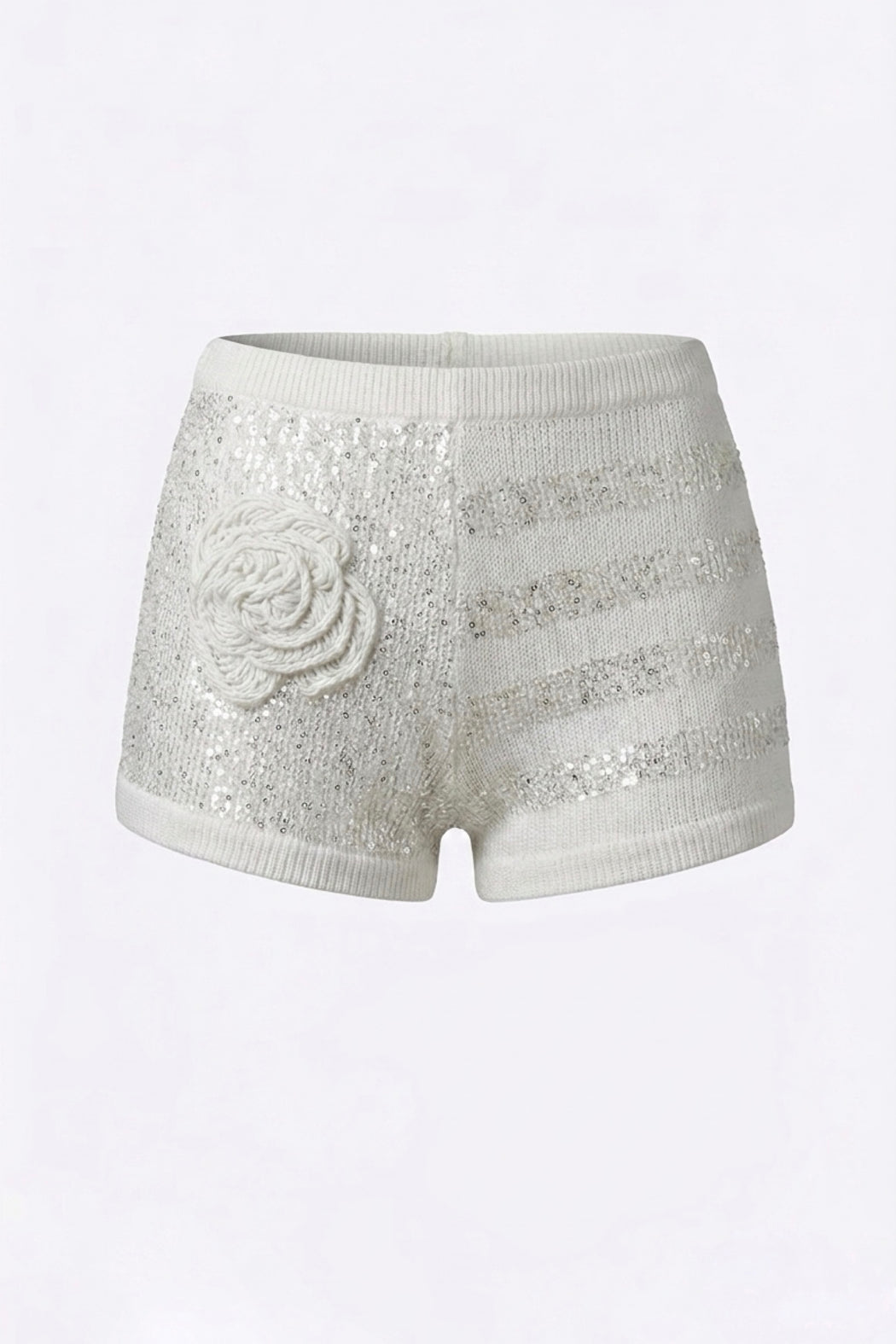 WHITE MINI SHORTS