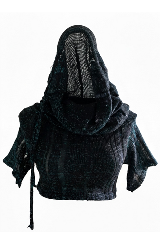 CROP HOODIE - ELECTRIC BLUE