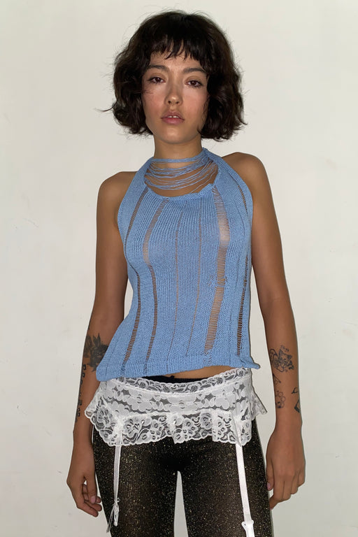 HALTER - BABY BLUE