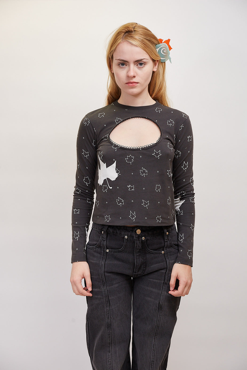 Logo Removal Long Sleeve Tee Moonless Night