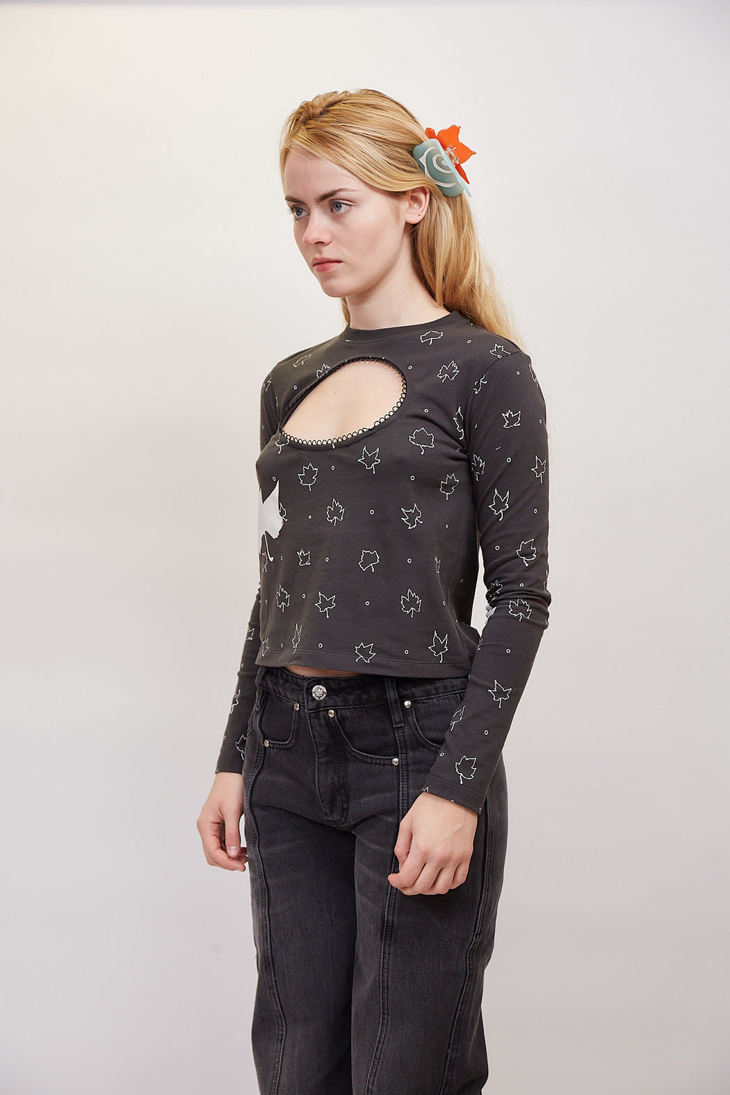 Logo Removal Long Sleeve Tee Moonless Night