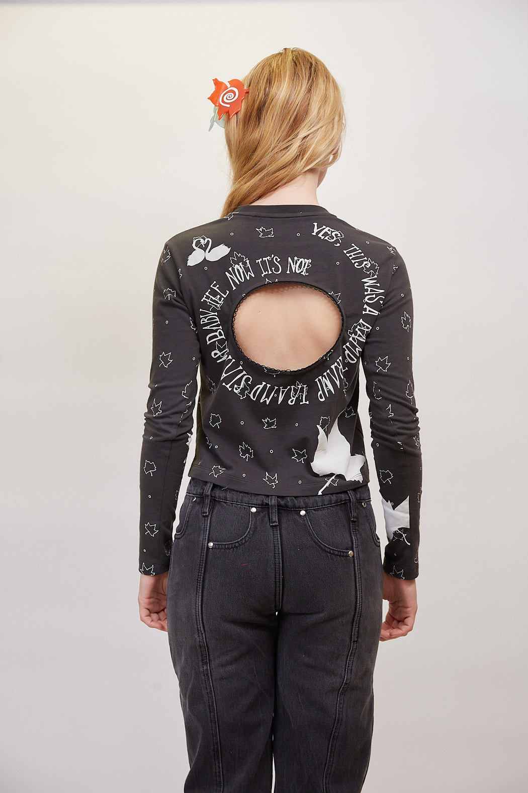 Logo Removal Long Sleeve Tee Moonless Night