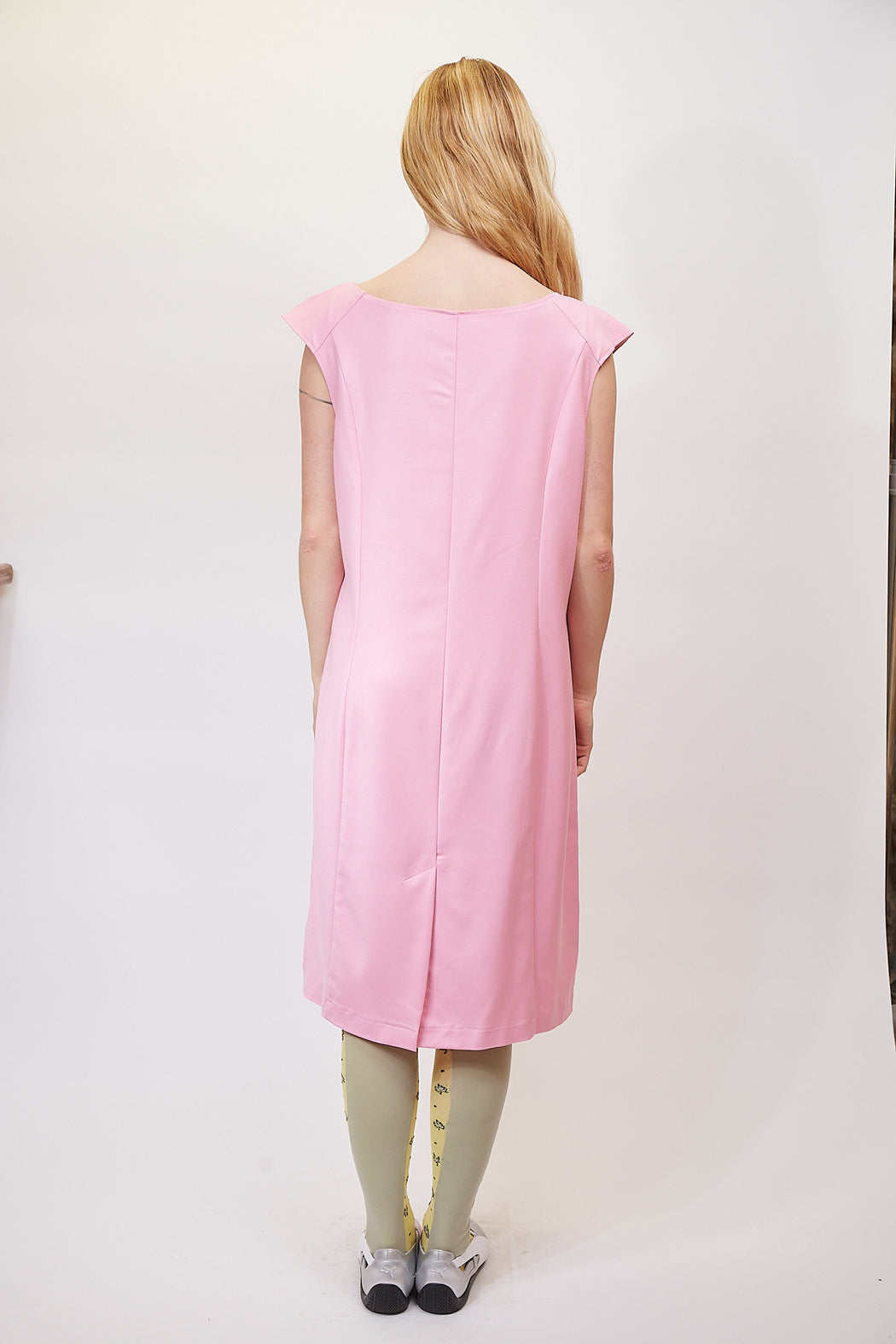 Office Bow Dress - Bubblegum Pink
