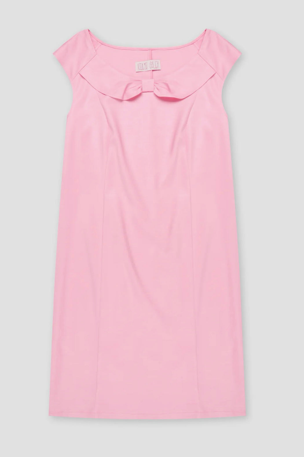 Office Bow Dress - Bubblegum Pink