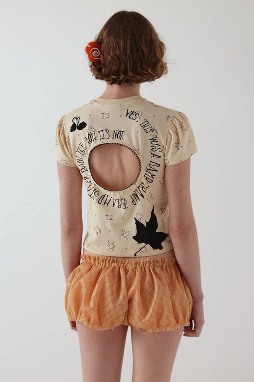 Logo Removal Baby Tee Sand
