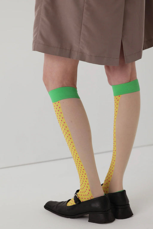 Darling Knee Highs Yellow