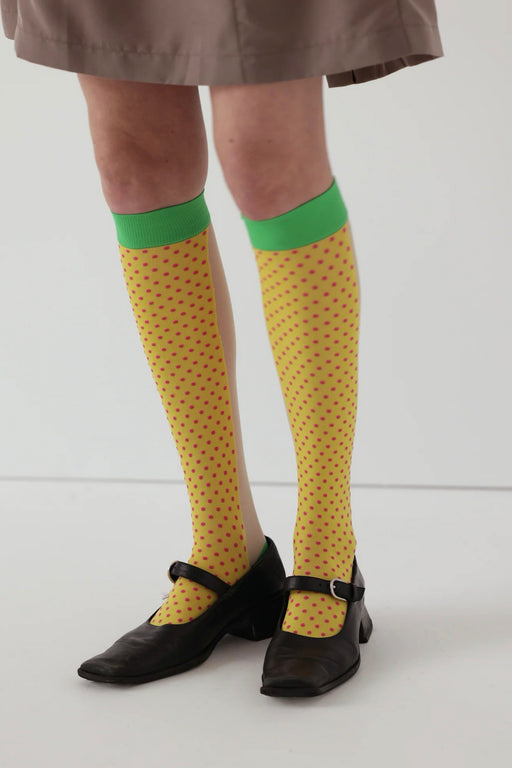 Darling Knee Highs Yellow