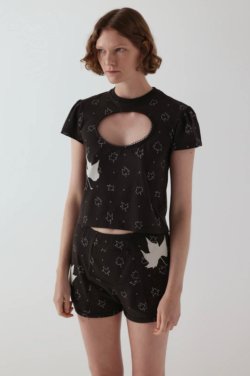 Logo Removal Baby Tee Moonless Night