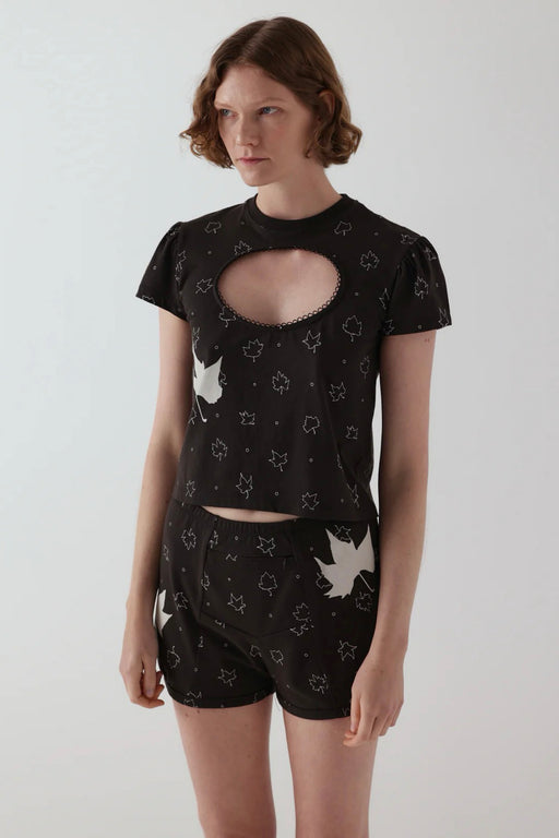 Logo Removal Baby Tee Moonless Night