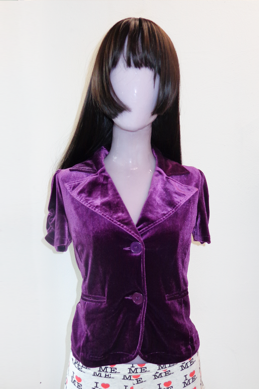 VELVET PURPLE VEST