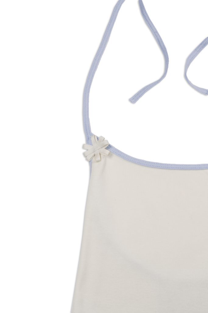 QT HALTER TOP - IVORY