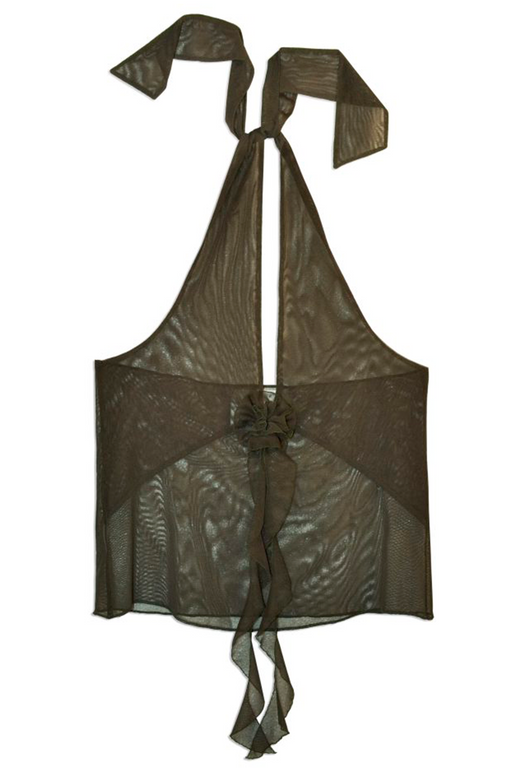 ROSE HALTER TOP - GREEN